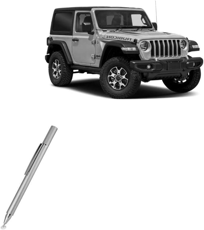 Пенкало за пенкало Boxwave Compastible со Jeep 2021 Wrangler - FineTouch капацитивен стилус, супер прецизно пенкало за стилот за Jeep 2021 Wrangler