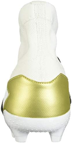 Адидас Менс 20,3 Цврст фудбалски чевли, бел/златен металик/црн, 10 САД