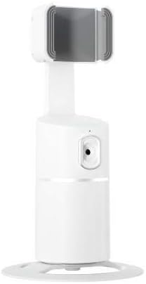Застанете и монтирајте за LG V30+ - PivotTrack360 Selfie Stand, Pivot Stand за следење на лицето за LG V30+ - Зимско бело