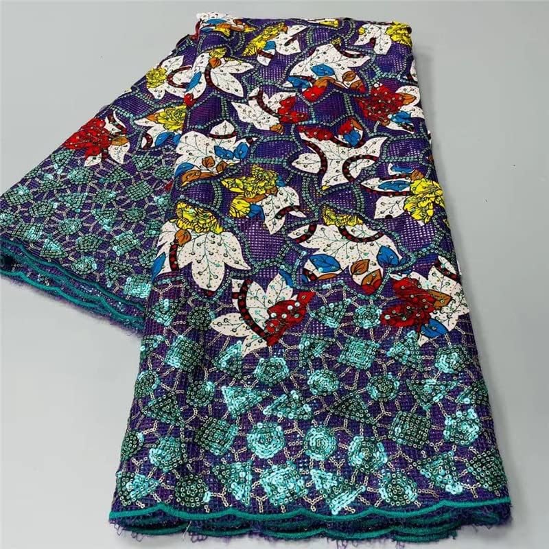 Mahacraft Најновата африканска француска чипка ткаенина за чипка, чипка, чипка, чипка ткаенина со восок за свадбени ткаенини за боја на фустан