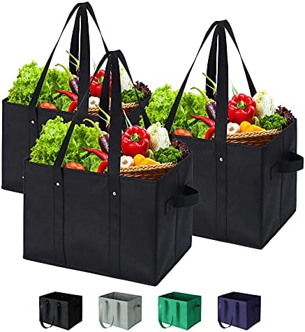 Кујнски намирници за еднократна употреба на кујни, кои стојат на тешки вреќи за торбичка со долги рачки, црна, голема, 3 пакувања