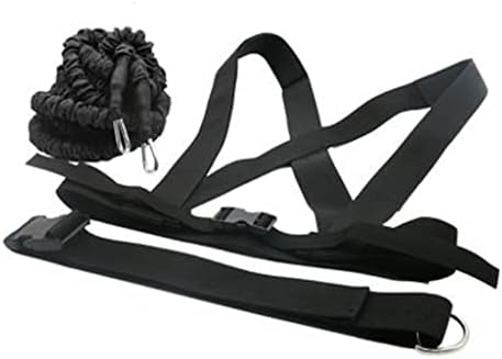 Лукио 2/3/5M фитнес опрема со двојно отпорност на опсегот за влечење јаже јаже јаже патеката што работи со експлозивна сила скокање