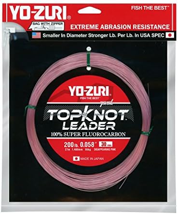 Yo-Zuri Topknot 30 yd Водач за тоне, исчезнува розова, 200 фунти