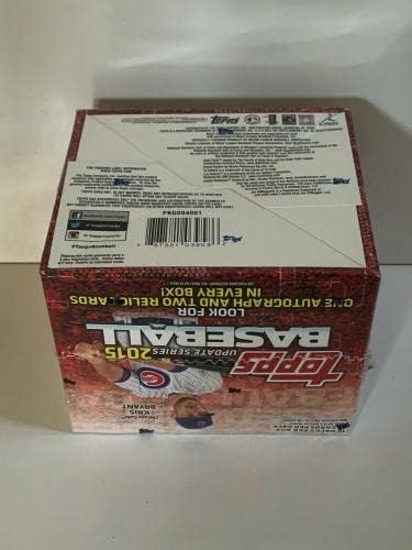 2015 година Ажурирање на Топс Ажурирање MLB Baseball Hobby Jumbo Box Factory Запечатени 10 пакувања - Бејзбол восок пакувања