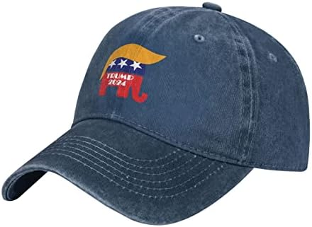 GHBC Трамп 2024 возрасни бејзбол капа, женски кабо каубојски капа на маж