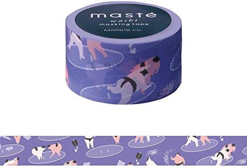 Mark'Style Tokyo Maste Јапонски маскирање лента за маскирање сет од 3 ролни, јапонска култура/сумо, Момотаро и Калеидоскоп