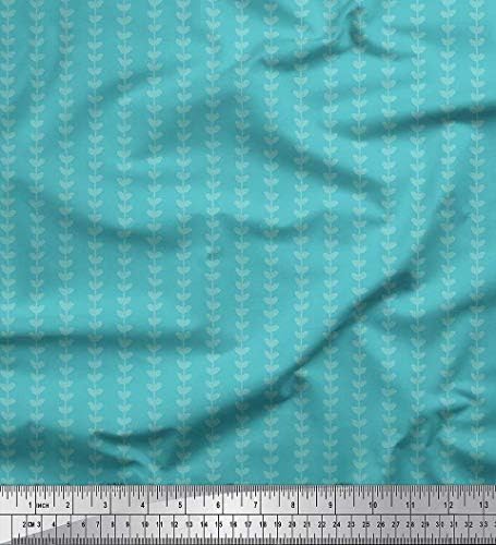 SOIMOI памук Камбрична ткаенина лента и остава уметничка ткаенина за печатење од дворот широк 56 инчи