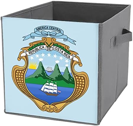 Грб На Костарика Склопувачки Корпи За Складирање Ткаенини Организатор Кутија За Преклопување Со Рачки