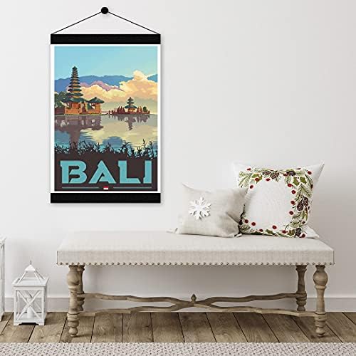 Индонезија Бали Гроздобер патни постери од целиот светски пејзаж wallиден уметнички печатење декор за сликање подарок за налепници