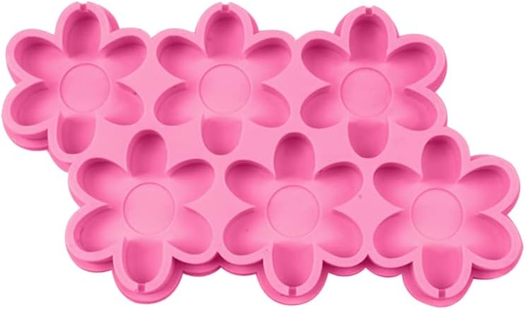 Силиконски калап со 6-розови цветни облак сапун што прави материјали за торта за украсување алатки за домаќинства свеќи за смола занаетчиски