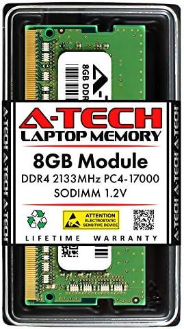 A-Tech 8 GB RAM меморија за Dell Latitude E7470, E7270, E5570, E5470, E5270, 3379 2-во-1 лаптоп | DDR4 2133 MHz SODIMM PC4-17000 Надградба