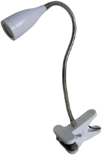 Едноставни дизајни LD2005-BLK Флексибилна Gooseck LED клип-светлосна ламба, црна