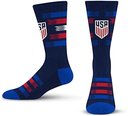 ЗА Голи Нозе САД Фудбал Избледени Ленти Екипажот Чорап Тим Боја Големи