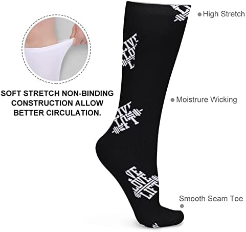 ПЛЕВЕЛ МАЧКА Во Живо Љубов Подигнете Дебели Чорапи Новина Смешно Печатење Графички Секојдневни Чорапи Со Топла Средна Цевка За Зима