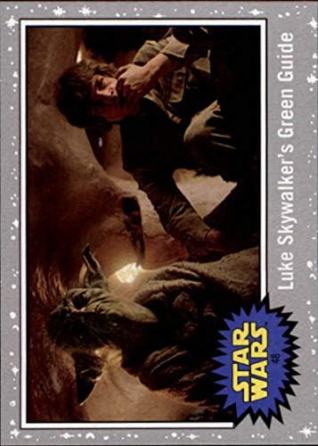 2019 Топс Војна На Ѕвездите Патување До Подемот На Skywalker Silver 48 Картичка За Тргување Со Зелен Водич На Лук Скајвокер