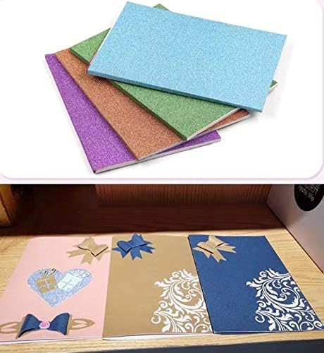 Yzh занаетчиски сјај хартија за картони, без пролеана треперлива сјајна хартија, занаетчиска разновидна подлога за сјајна хартија 12