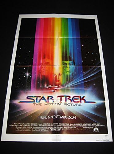 Star Trek: Motion Picture 1979 William Shatner Leonard Nimoy Advance Еден лист во близина на нане неискористен !!