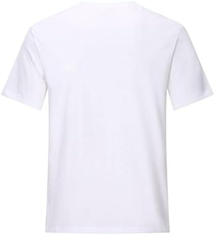 Workенски работни врвови, летни врвови со кратки ракави модни обични трендовски печатени маички маички деколте маици дами блуза