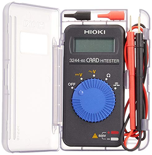 Hioki 3244-60 картичка Хистер и дигитален мултиметар, отпорност на 41,99 мегахоми, 500V AC/DC напон