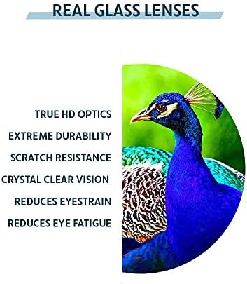 Наспроти Очила За Читање Вистинско Стакло Со Проѕирни Вистински Стаклени Леќи Во Генијална Пластична Рамка Г511