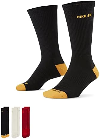 Nike SB секојдневно максимално мулти-бои DA8852 902 Unisex возрасни лесни скејт-екипи чорапи