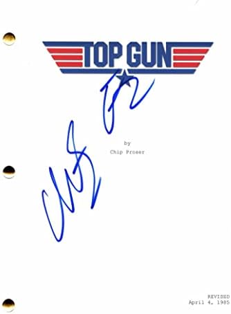Ентони Едвардс го потпиша Атограмскиот Топ Гун Сценарио за филмови - Гуска во глума: Том Круз, Вал Килмер, Тим Робинс - Д -р. Марк