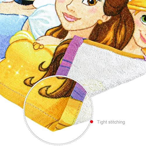 PSMile 30 x 30cm принцези серија памучни пешкири девојки цртан филм крпа за лице крпа