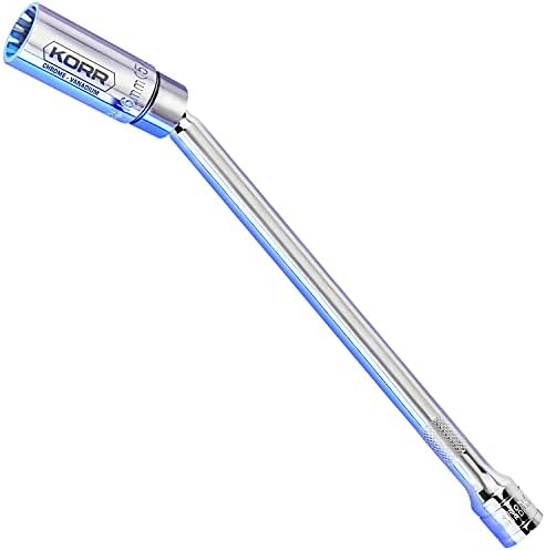 KORR Tools KSI001 5/8-инчен приклучок за магнетна свеќичка, погон од 3/8-инчи, продолжение за вртење со должина од 10 инчи