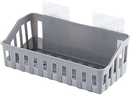 N/A кујна бања бања wallидна полица за складирање шампон козметичка кутија за складирање на кутија за вшмукување чаша за складирање додатоци