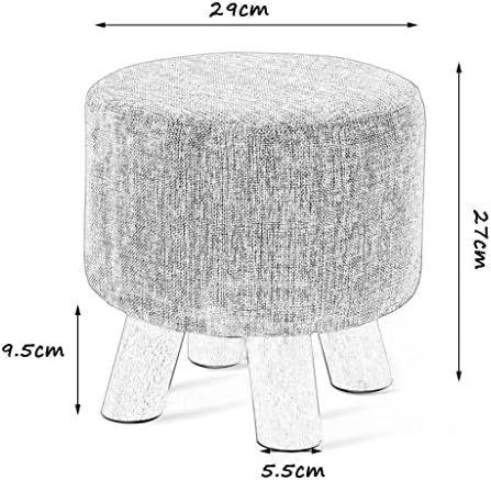 Едноставна столица, цврсто дрво столче модна креативна ткаенина клупа дома столче за возрасни столче Промена на клупа за чевли софа