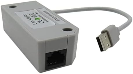 XspeedOnline ново! За адаптерот за жичен LAN на Nintendo USB Ethernet RJ-45 за Wii U Grey
