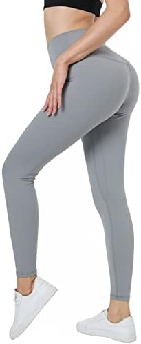 Розикло високи половини хеланки со џебови јога панталони истегнуваат хеланки за жени тренинг контрола на стомакот Атлетски хулахопки