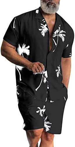 RTPR Едно копче јакна на отворено облека пижами со две парчиња костум за машка големина фитнес летни мажи слаби врски поставени