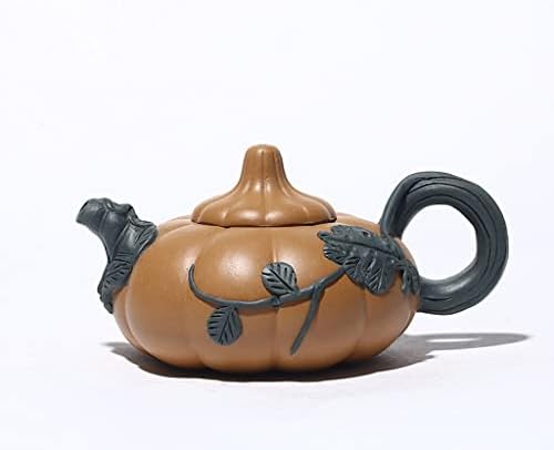 Wionc duanni чајник со две бои Зиша чајник рачно изработен тенџере кунг-фу-чај пурпурен глинен сад за пиер зелена црна боја