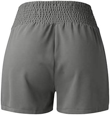Женски шорцеви плус големина Беспрекорни јога шорцеви плетени тениски здолништа за бутари шорцеви за кратки жени кратки удобни