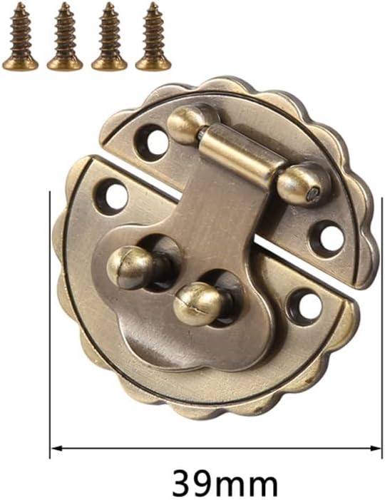 TKFDC Метална чипка HASP Latch Latch Women Ways Tagn Jewelry Box заклучување на кабинетот за заклучување на куќиштето за заклучување