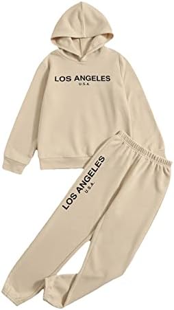 2 Парчиња Облека На Момчето Шенхе Печатење Со Букви Дуксер Со Долги Ракави И Спортски Панталони