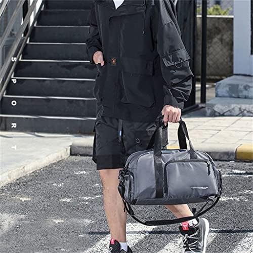 Најлон спортска фитнес торба за машка, машка торба со големи капацитети за торбичка за торбичка за торба со торба со ранец мултифункционална