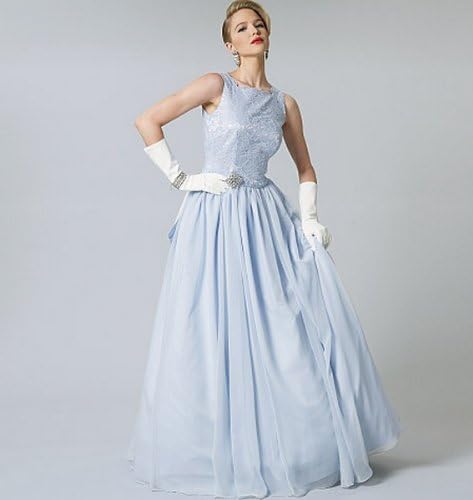 Модел на модел Vogue Vintage V8729 го промашува оригиналниот фустан од 1956 г.