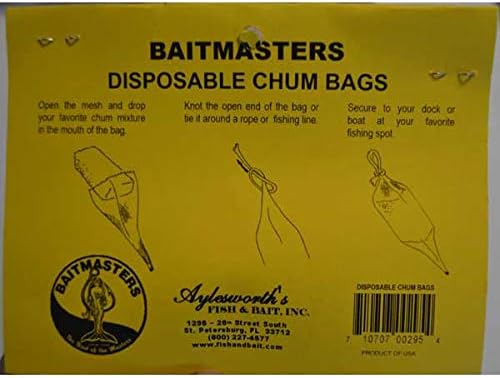 Baitmasters за еднократна употреба чанти со црвени 4-пакувања