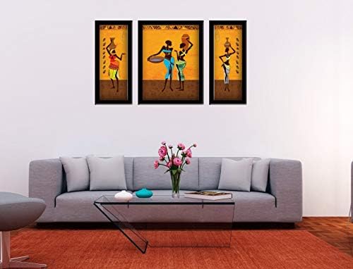 LifeHaxtore Xtore African Women Art Framed Painting | UV текстура | Подготвени да висат