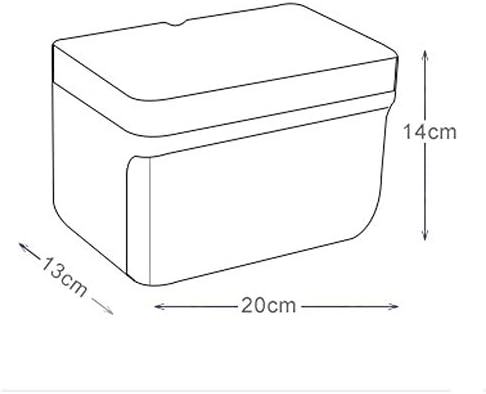 кутија за ткиво кутија, водоотпорна кутија за складирање на држачи за хартија, креативен држач за ролна за хартија поставена од wallидови,