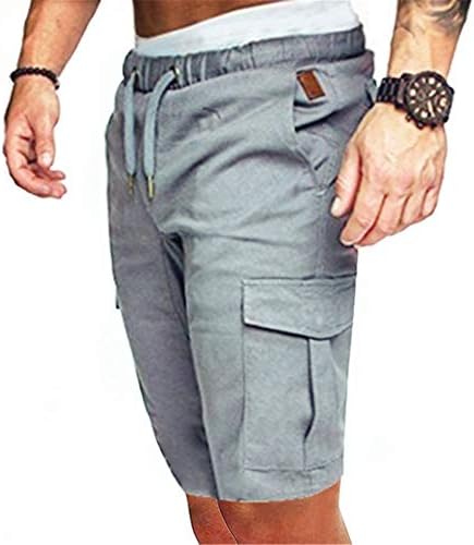 Панталони за тренинзи за машки џогери за мажи, тенок вклопување во теретани шорцеви атлетски панталони за обука со џебови