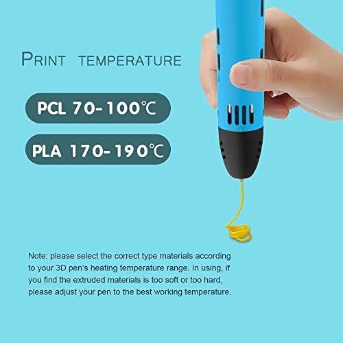 XWWDP 20 парчиња/пакет 50м 3Д -пенкало нишки PLA PCL 1.75мм дијаметар 5 метри/ролни материјали за печатење 3D пенкало