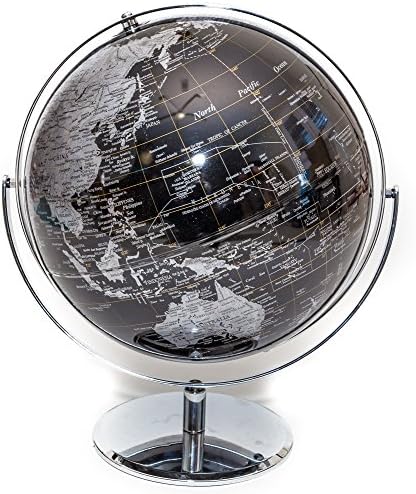 Црна &засилувач; Сребрен Глобус На Светот 12