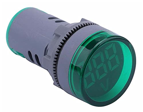 LYVI LED дисплеј Дигитален мини волтметар AC 80-500V мерач на напон мерач на мерач на тестер на волт-монитор Светлосен панел