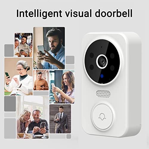 Паметна врата - Паметна безжична далечинска врата bellвонче Intelligent Visual Visualbell, USB -HOME HOME HD Night Vision WiFi Security Door