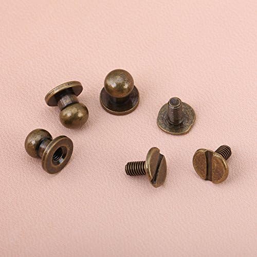 Копче за забивање на FtVogue 20 парчиња со цврста глава цврста бакарна нокти занаетчиска занаетчија за поправка