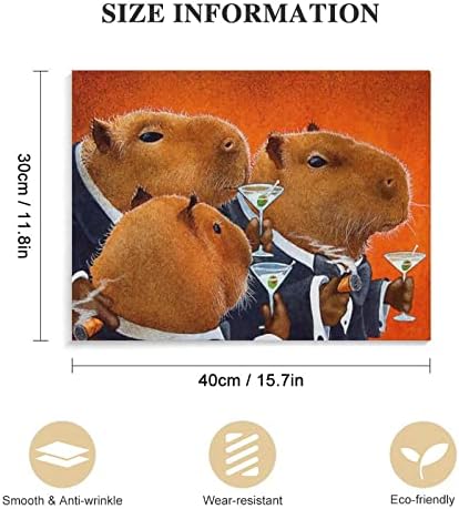 Kawaii постер Capybara Club Poster Art Art Poster wallидни уметнички слики платно wallид декор дома украс дневна соба декор естетски 16x20inch-стил
