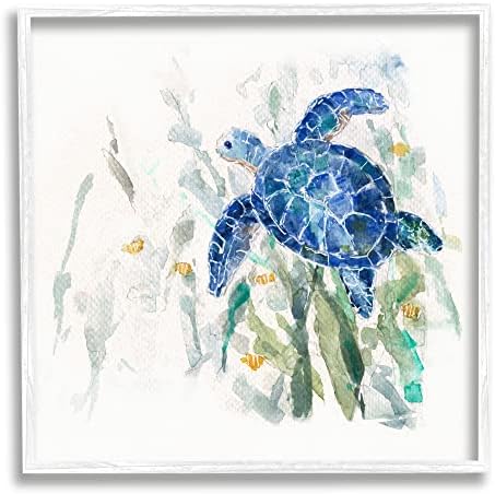 Снимање на растенија за пливање на сини морски желки, дизајн, дизајн, дизајн од Сали Сватленд